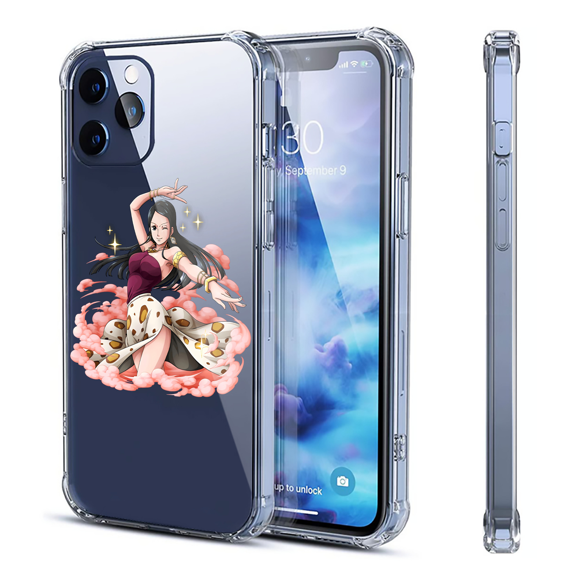 （画像用） ワンピース ニコ・ロビン ONE PIECE Nico Robin 【iPhone 12シリーズ対応】透明スマホケース（クリアソフトケース）